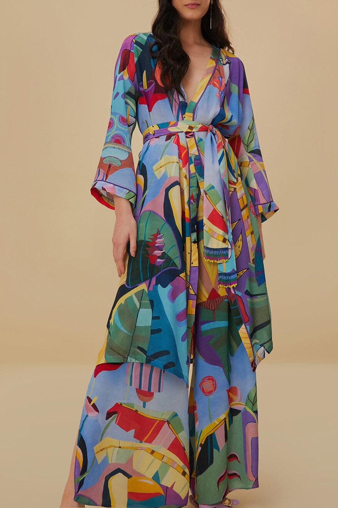 DJV_Tropical Scenario Multicolor Pantalons - Tropical Scenario Multicolor