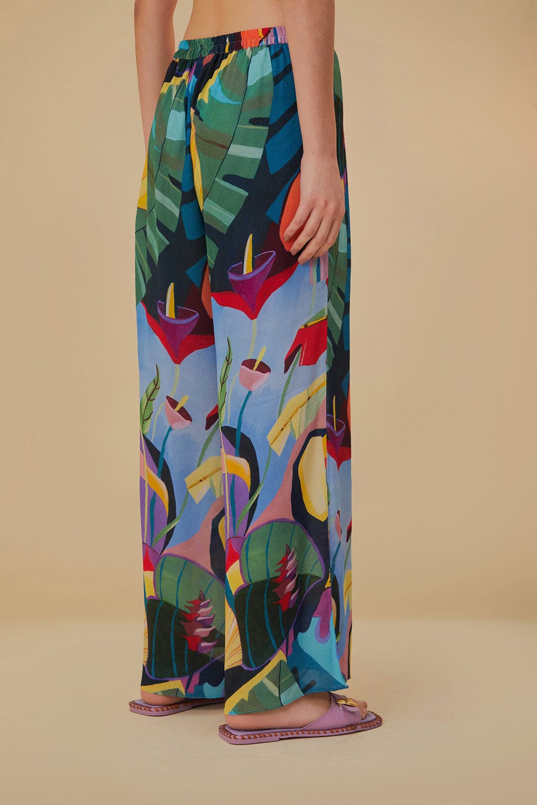 DJV_Tropical Scenario Multicolor Pantalons - Tropical Scenario Multicolor
