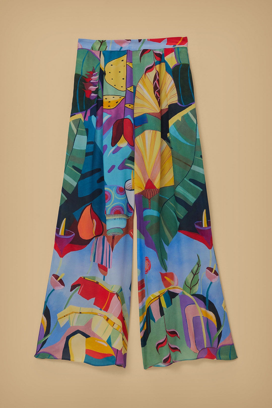 DJV_Tropical Scenario Multicolor Pantalons - Tropical Scenario Multicolor