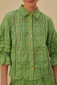 DJV_Green Chemises & Blouses - Green