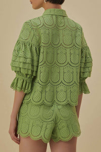 DJV_Green Chemises & Blouses - Green