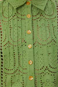 DJV_Green Chemises & Blouses - Green