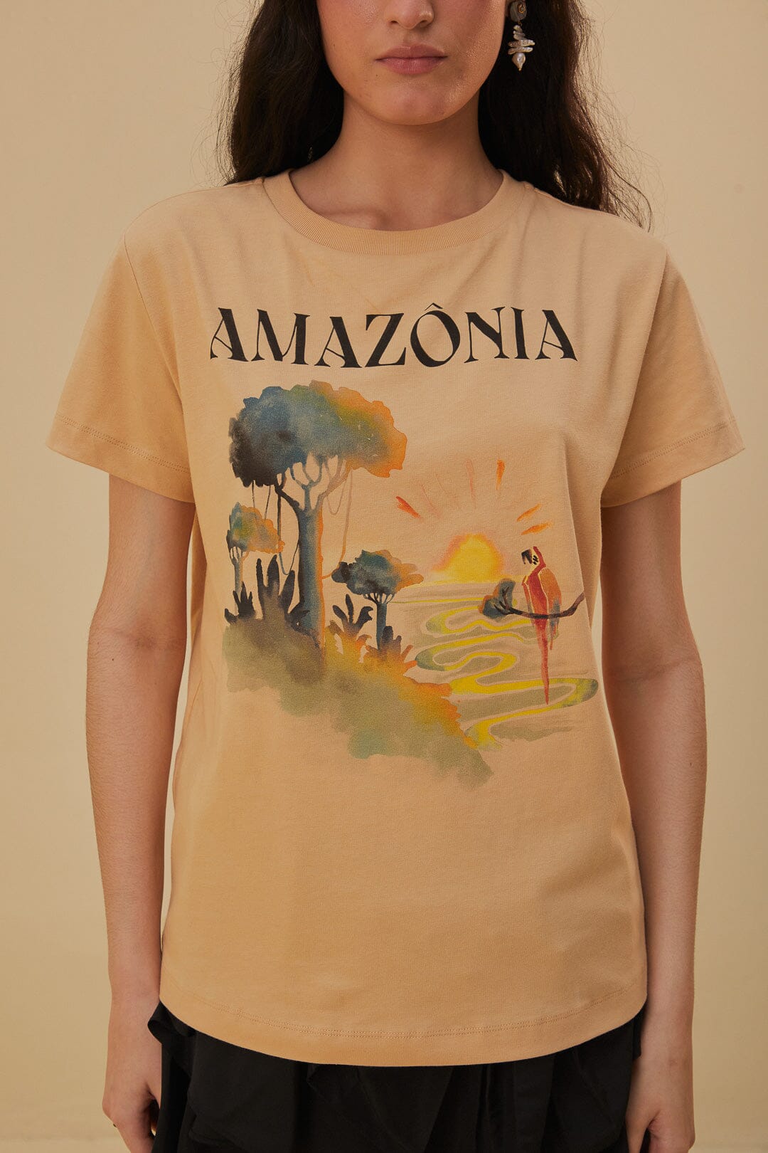 DJV_Beige Tops & T-Shirts - Beige