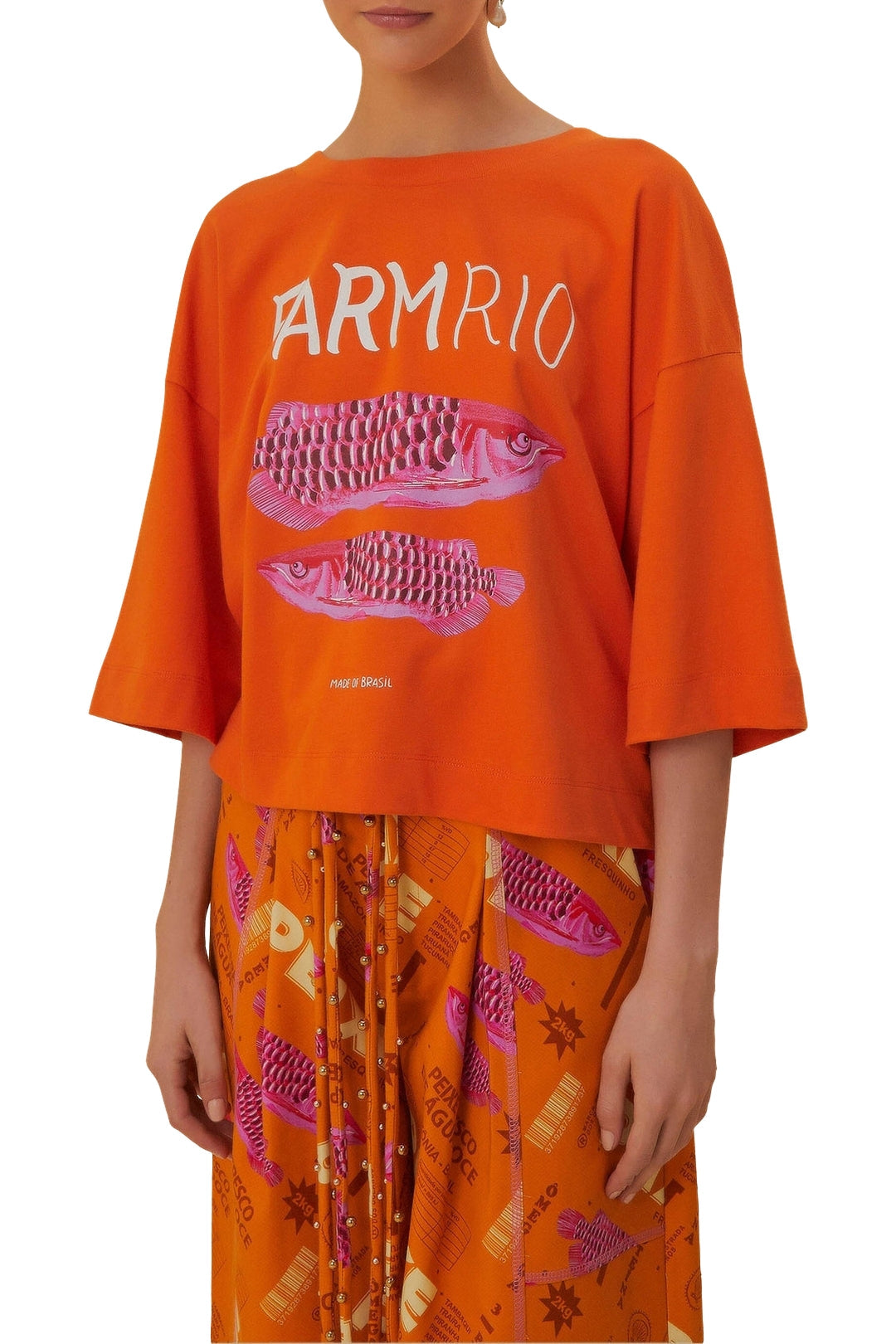DJV_Orange Tops & T-Shirts - Orange