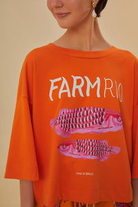 DJV_Orange Tops & T-Shirts - Orange
