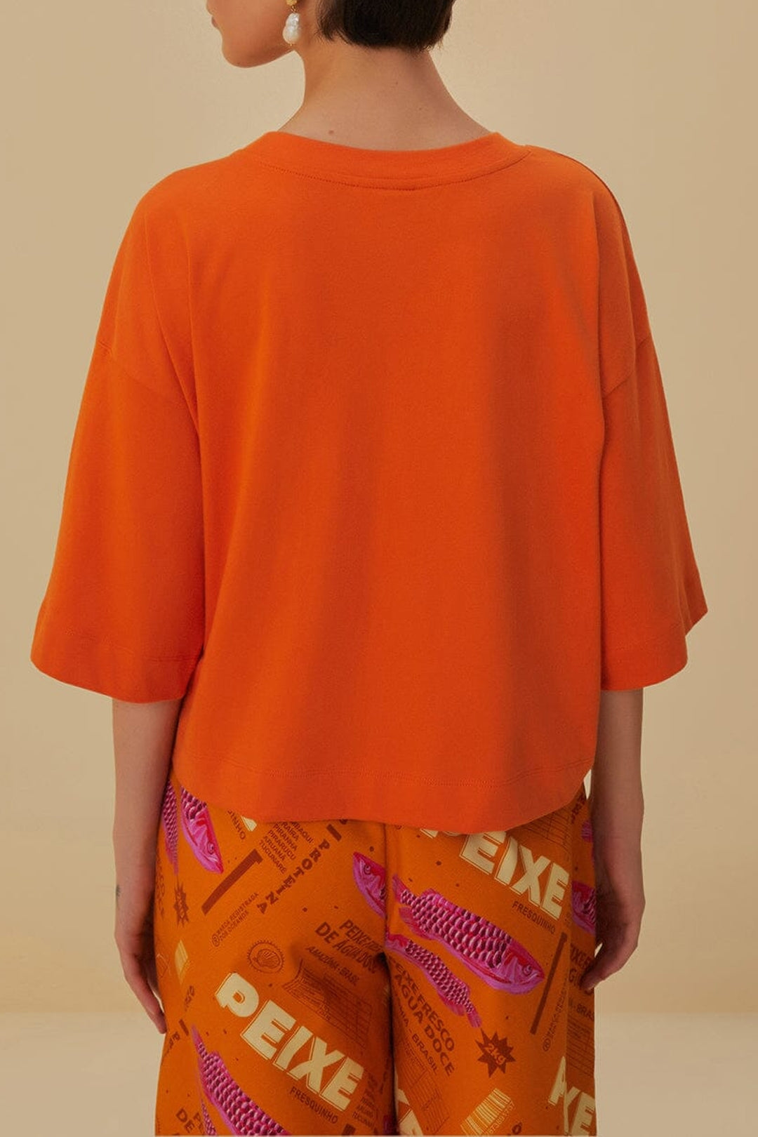 DJV_Orange Tops & T-Shirts - Orange