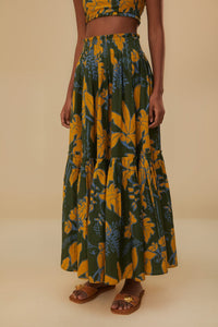 NEW_Foliage Sketch Green Jupes & Shorts - Foliage Sketch Green