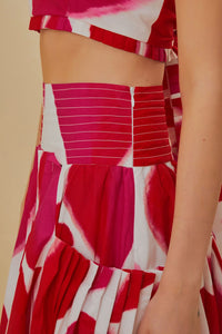 NEW_Painted Hearts Off White Jupes & Shorts - Painted Hearts Off White