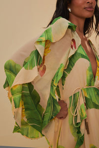 Robe longue Fresh Bananas - Vert