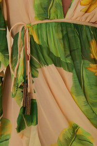 Robe longue Fresh Bananas - Vert