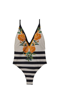 MEDIA OFF LINE_Maillot de bain une pièce Biriba - Blanc