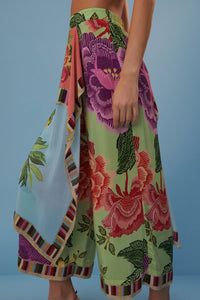 DJV_Flower Scarves Multicolor Beachwear - Flower Scarves Multicolor