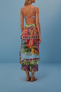 DJV_Flower Scarves Multicolor Beachwear - Flower Scarves Multicolor