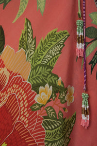 Robe longue dos nu - Multicolore