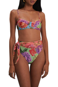 Haut de bikini Flower - Multicolore