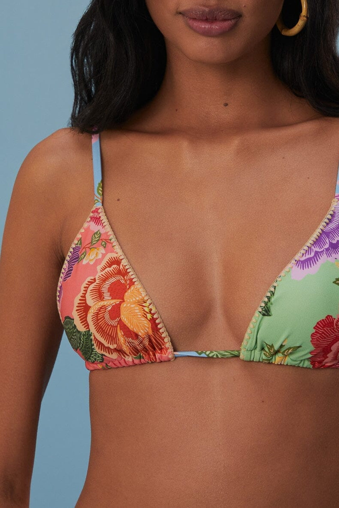 Haut de bikini Flowers - Multicolore