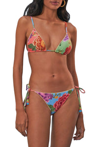 Haut de bikini Flowers - Multicolore
