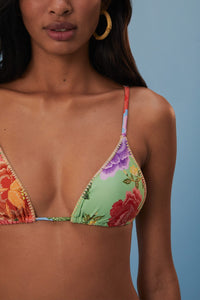Haut de bikini Flowers - Multicolore