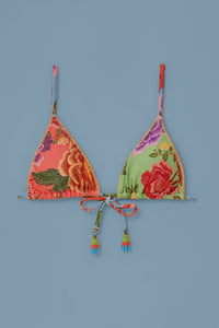 Haut de bikini Flowers - Multicolore