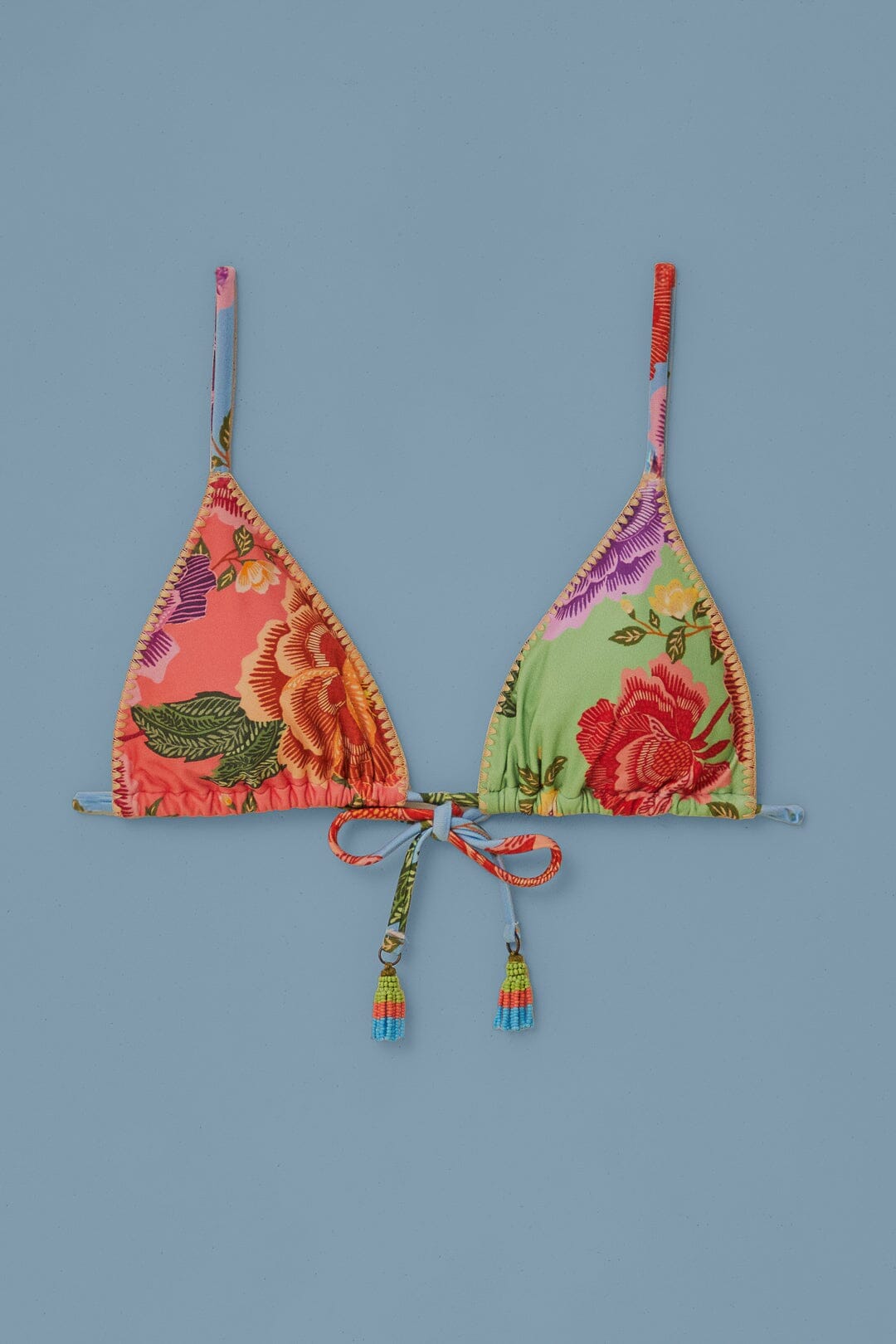 Haut de bikini Flowers - Multicolore