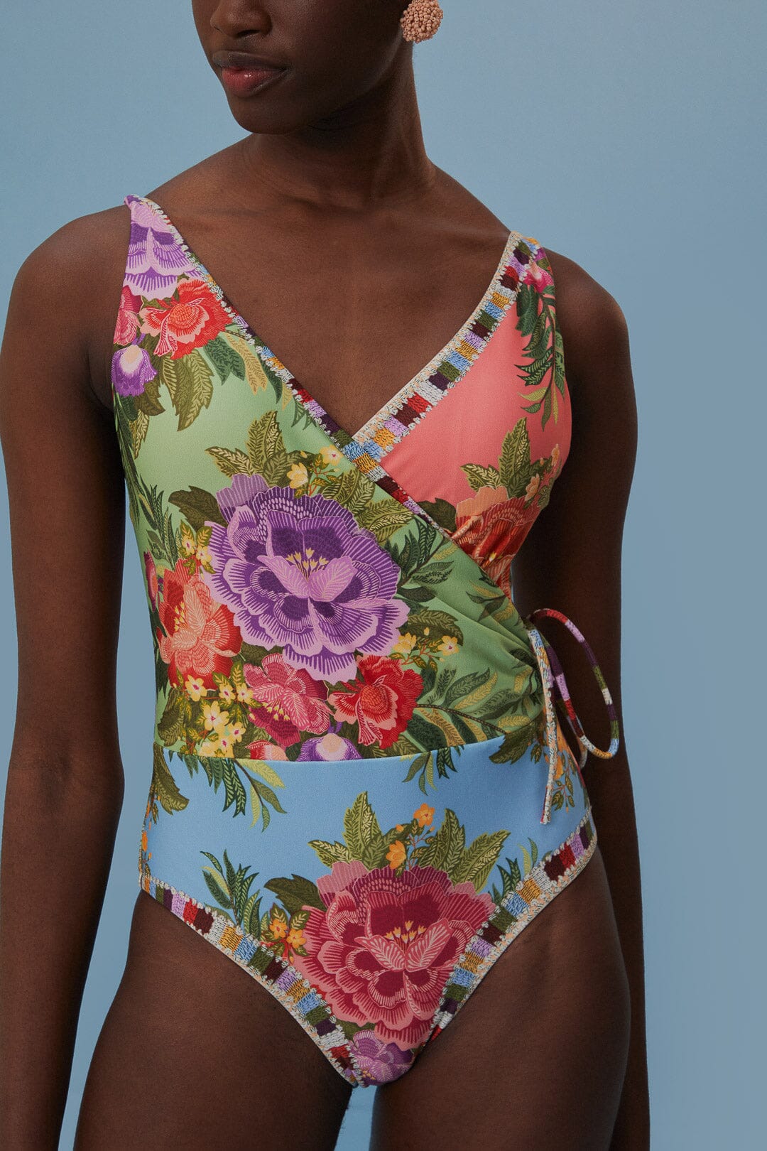MEDIA OFF LINE_Maillot de bain une pièce à fleurs - Multicolore