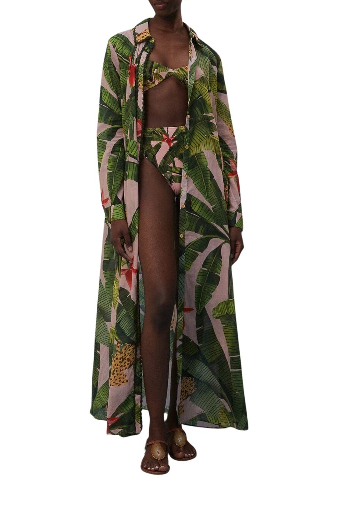 DJV_BanLeaves Pink Beachwear - BanLeaves Pink