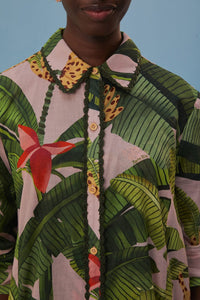 DJV_BanLeaves Pink Beachwear - BanLeaves Pink