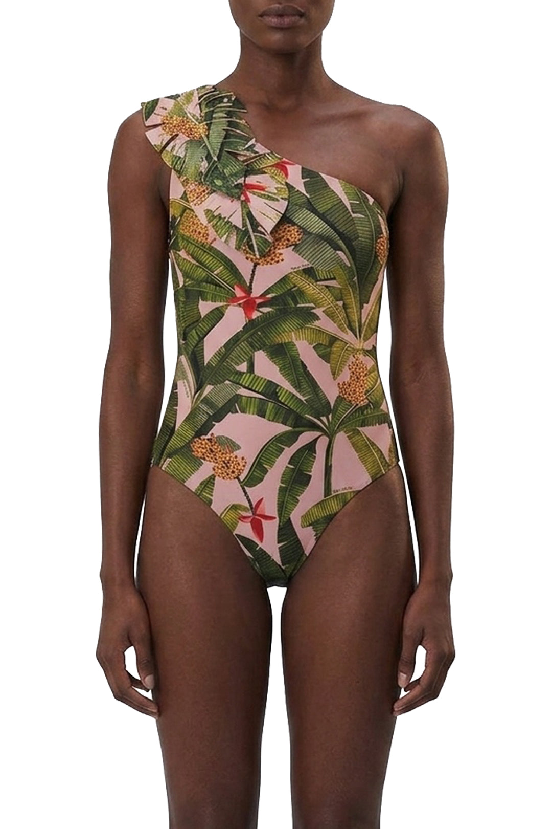 Maillot une pièce Banana Leaves - Vert