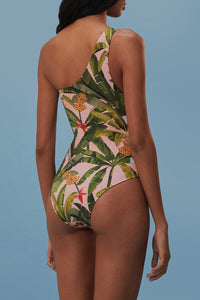 Maillot de bain une pièce Banana Leaves - Vert