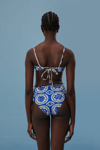Haut de bikini Tile Dream - Bleu