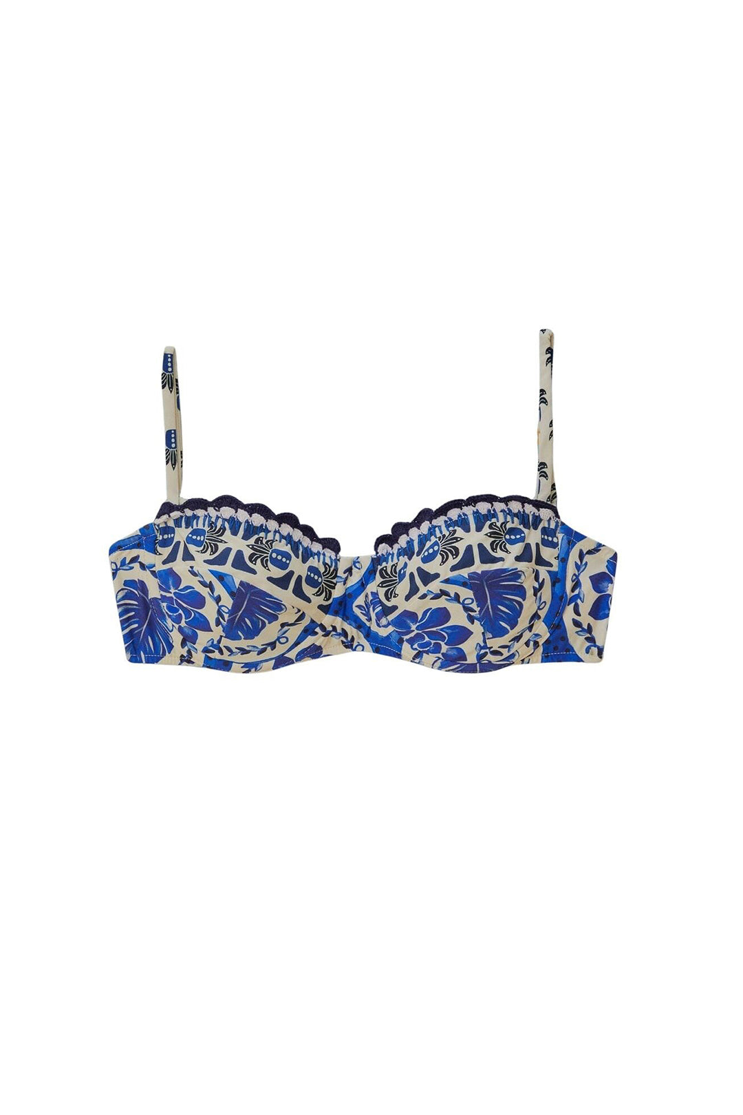 Haut de bikini Tile Dream - Bleu