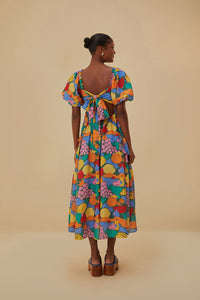 NEW_Fruit Landscape Robes midi - Fruit Landscape