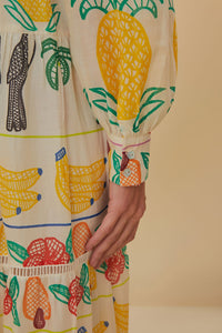 NEW_Tropical Color Off-White Robes midi - Tropical Color Off-White