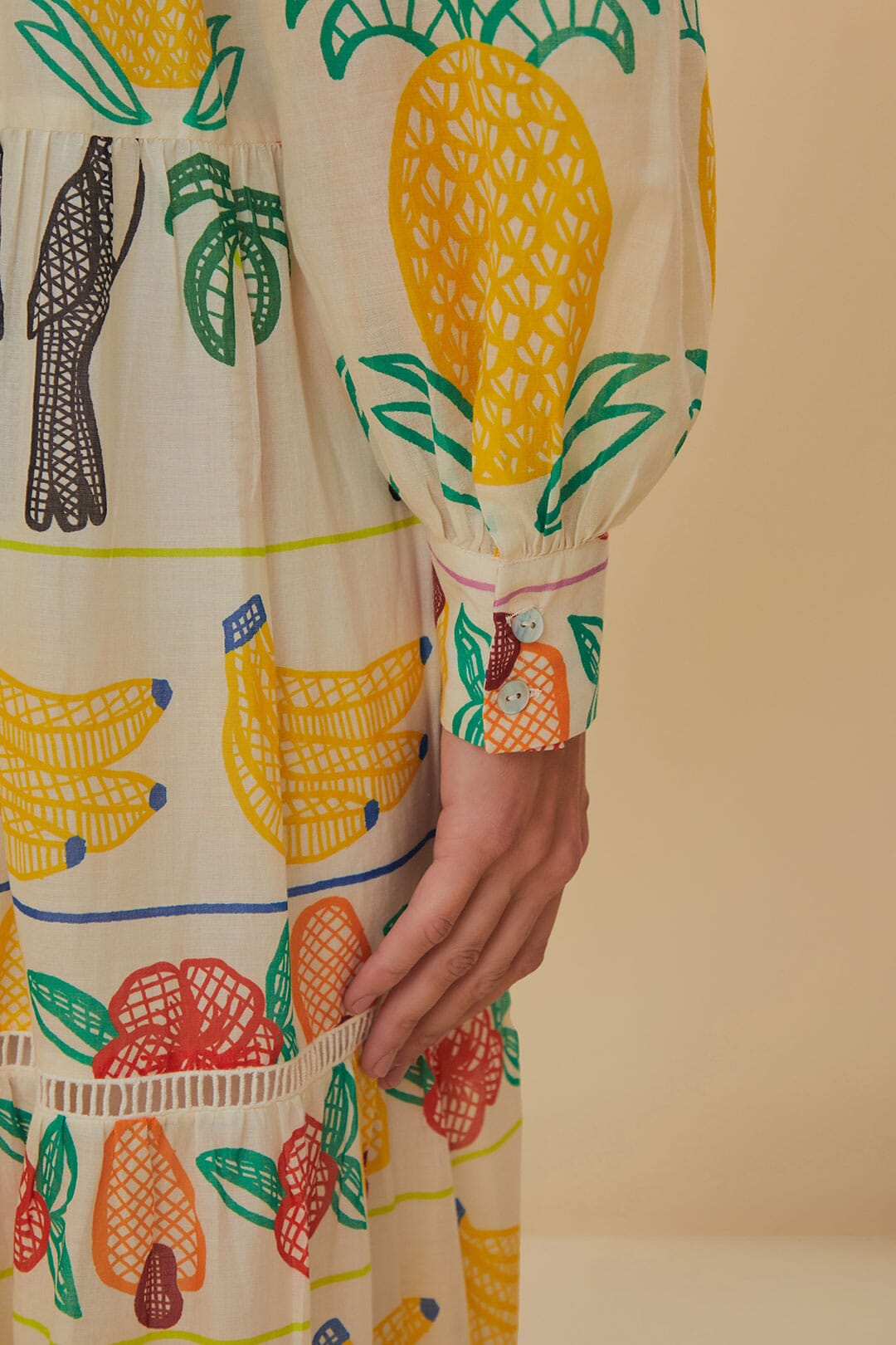 NEW_Tropical Color Off-White Robes midi - Tropical Color Off-White