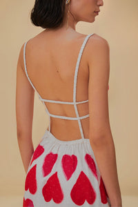 Robe longue Straps - Blanc
