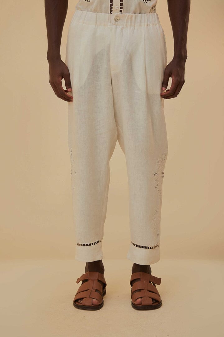 DJV_Off White Pantalons - Off White