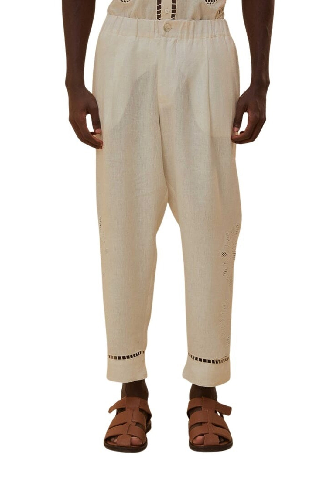 DJV_Off White Pantalons - Off White