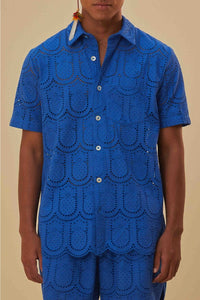 DJV_Blue Chemises & Blouses - Blue