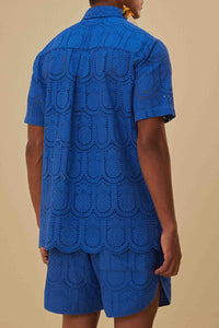 DJV_Blue Chemises & Blouses - Blue