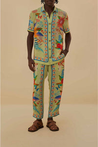 DJV_Bright Yard Green Pantalons - Bright Yard Green