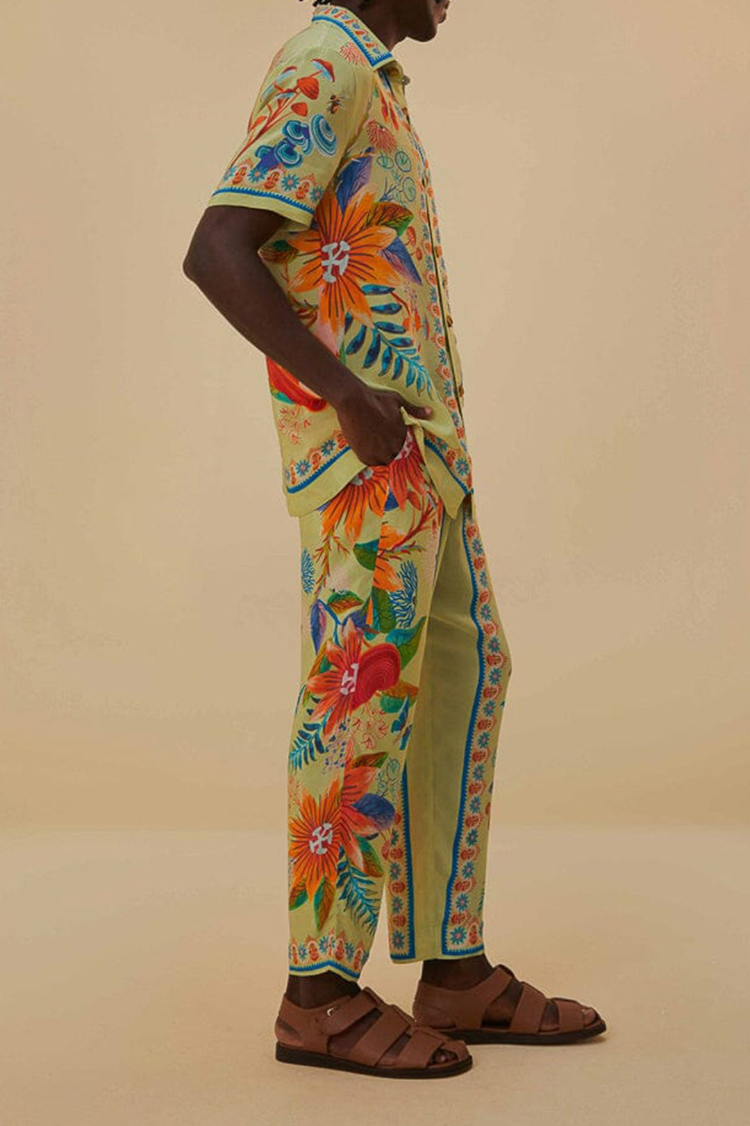 DJV_Bright Yard Green Pantalons - Bright Yard Green