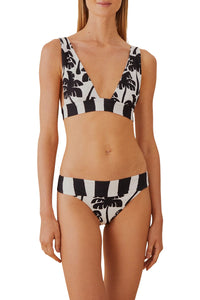 MEDIA OFF LINE_Haut de bikini Noix de coco - Noir