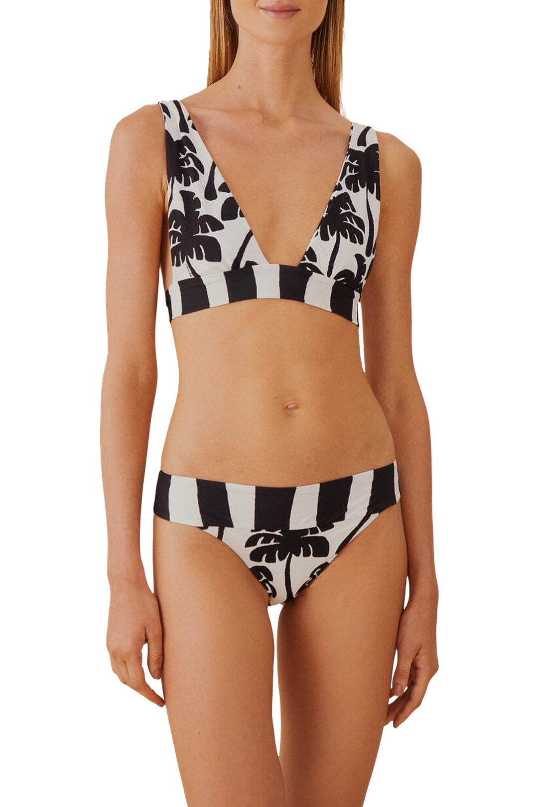 MEDIA OFF LINE_Haut de bikini Noix de coco - Noir