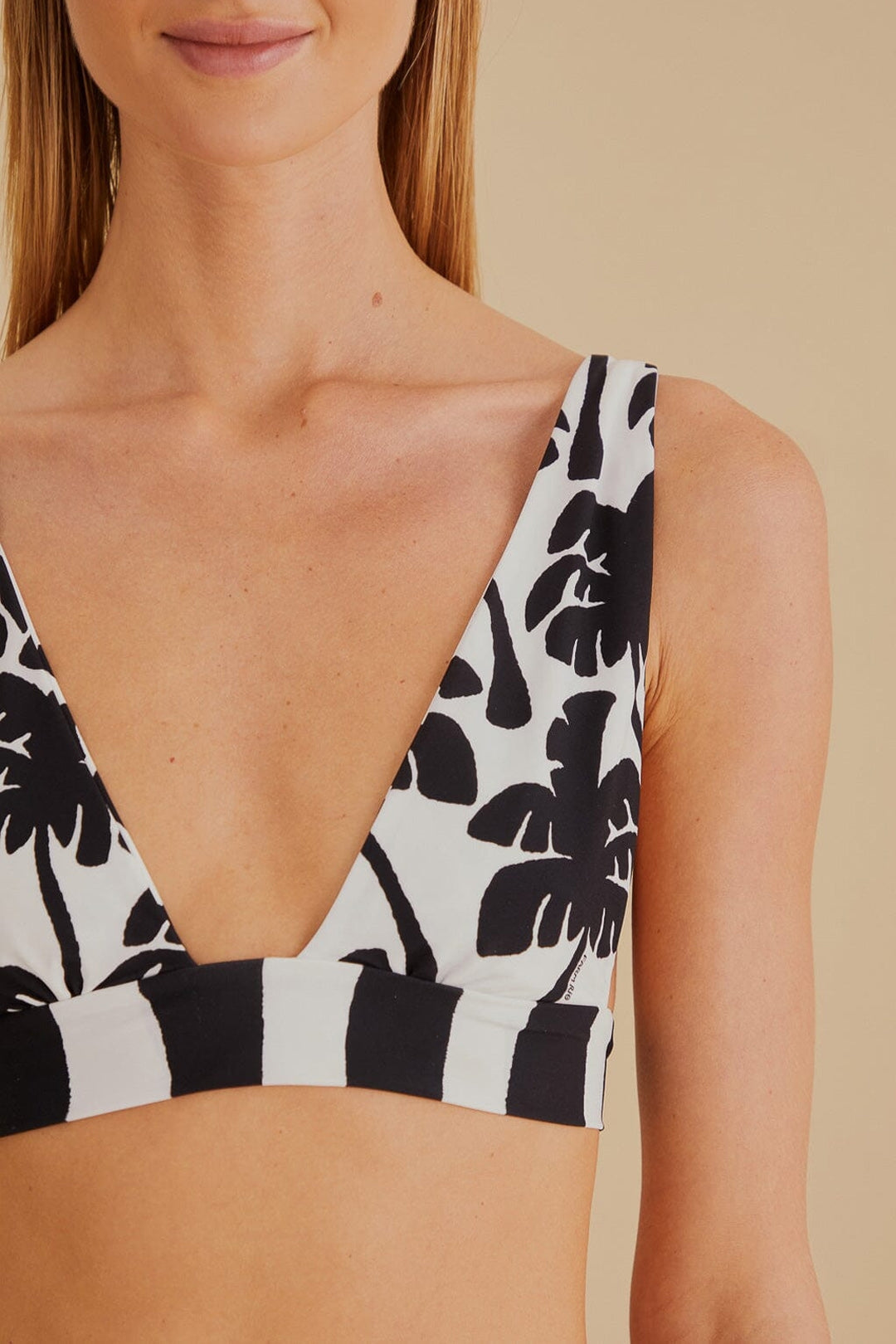 MEDIA OFF LINE_Haut de bikini Noix de coco - Noir