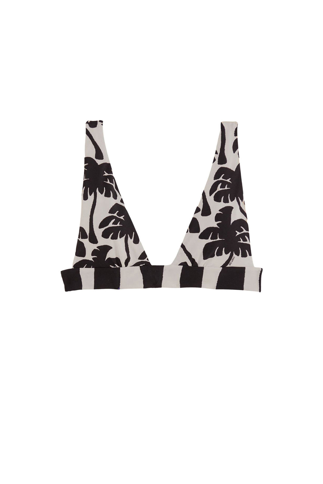 MEDIA OFF LINE_Haut de bikini Noix de coco - Noir