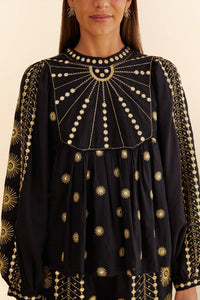 NEW_Black Chemises & Blouses - Black