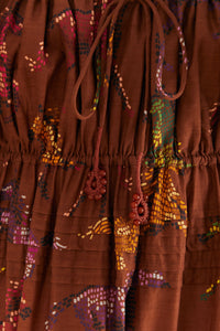 NEW_Dotted Horse Brown Robes longues - Dotted Horse Brown