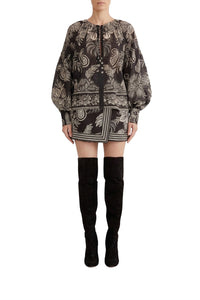 Pasley Bloom Black Jupe - Pasley Bloom Black