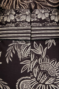 Pasley Bloom short skirt in cotton - Black