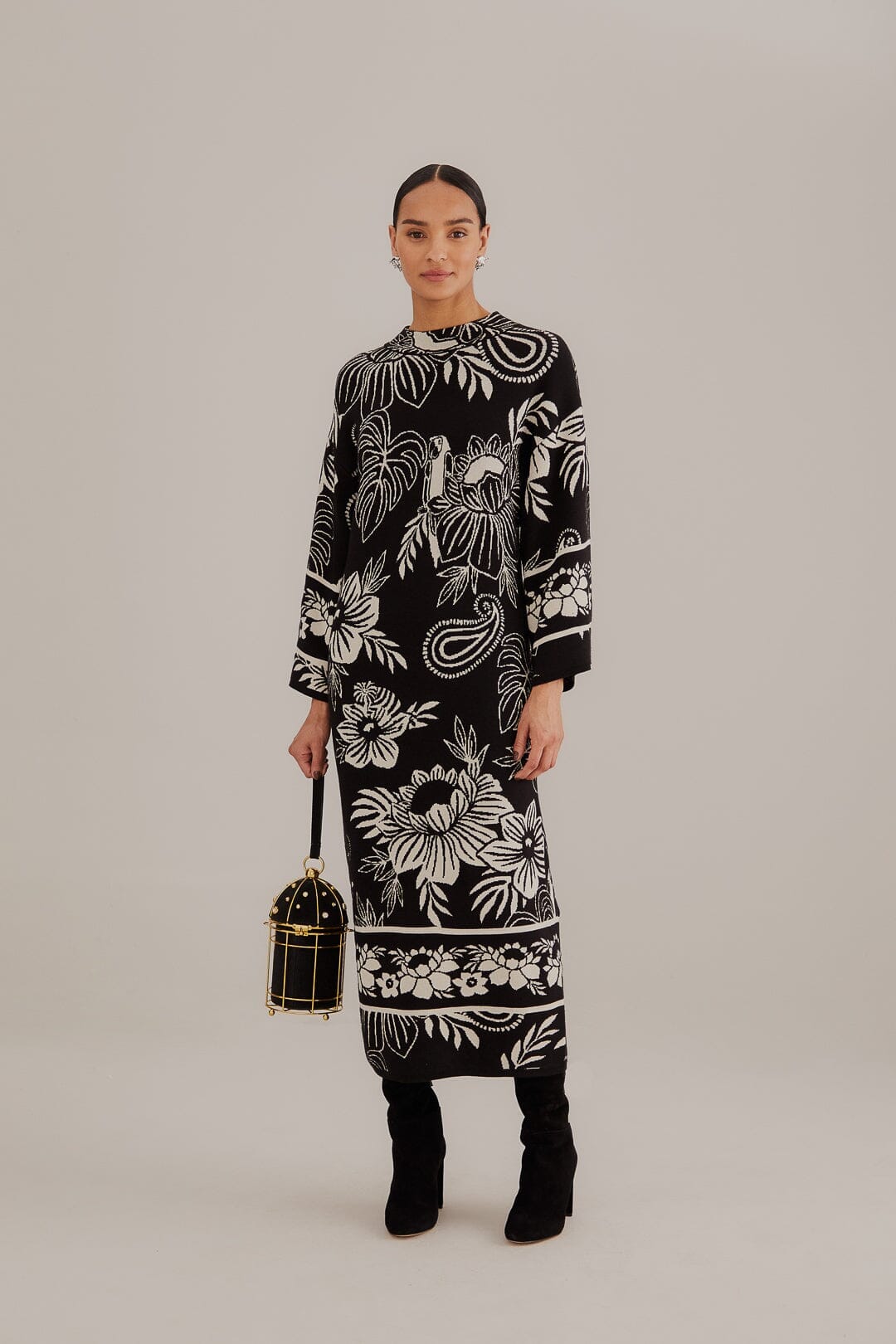 NEW_Pasley Bloom Black Robes courtes - Pasley Bloom Black